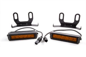 Dodge Ram LED Light Bars - Diode Dynamics - Stage Series 6 In Kit - Driving Light - Amber - `13-`18